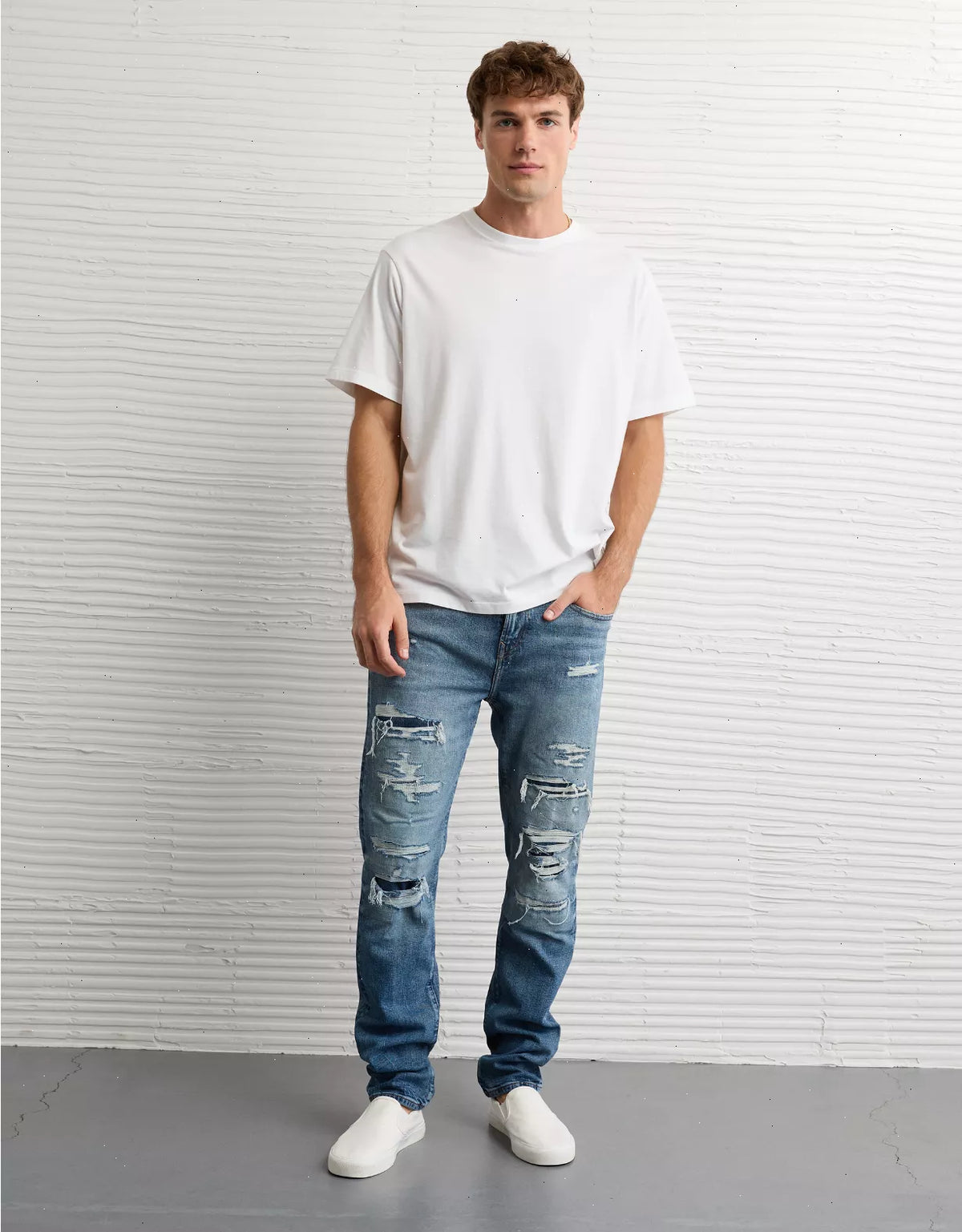 AE AirFlex+ TENCEL™ Fibers Patched Athletic Fit Jean