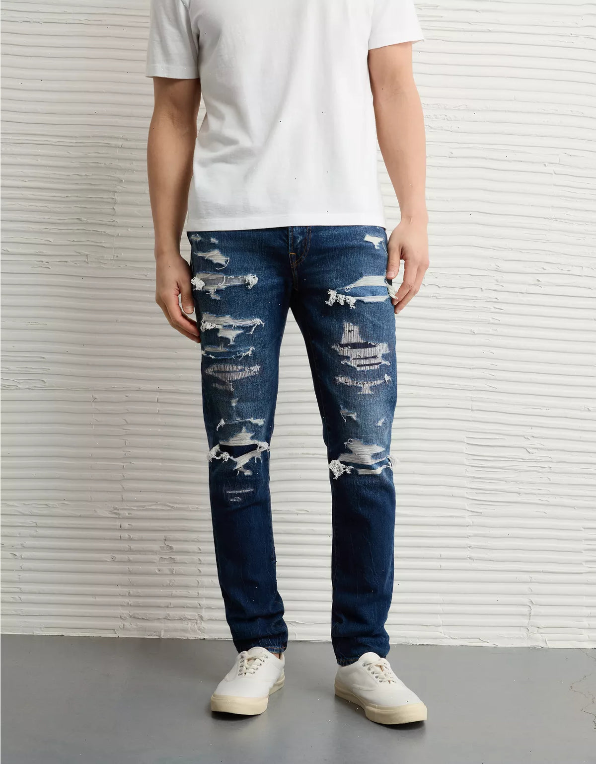 AE AirFlex+ Patched Skinny Jean