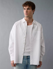 AE Everyday Relaxed Oxford Button-Up Shirt