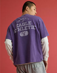 AE x Russell Athletic Heavyweight Eagle Graphic T-Shirt