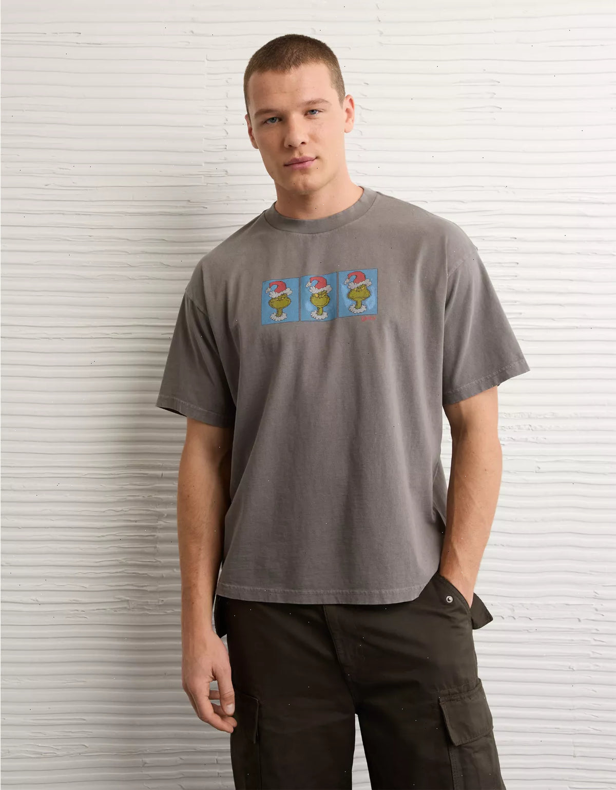 AE Boxy Grinch Graphic T-Shirt