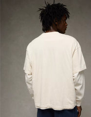 AE Boxy Snoopy Graphic T-Shirt