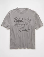 AE Boxy Pabst Blue Ribbon Graphic T-Shirt