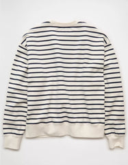 AE Laidback Luxe Striped Sweatshirt