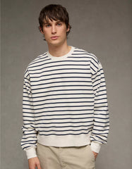 AE Laidback Luxe Striped Sweatshirt