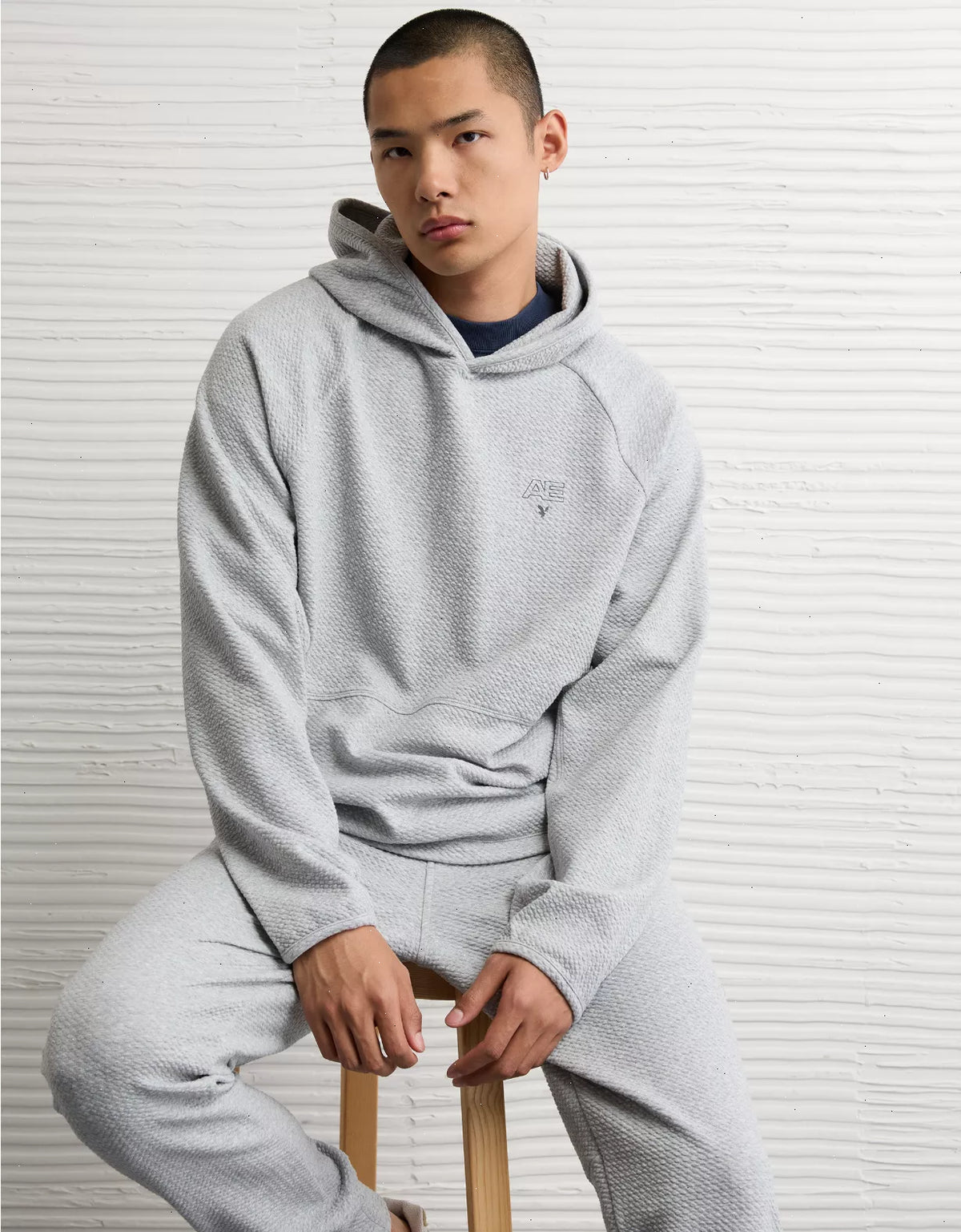 AE 24/7 Textured Hoodie