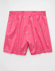 AEO Men's Snoopy Valentine's Day Poplin Pocket Boxer Short