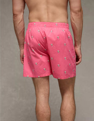 AEO Men's Snoopy Valentine's Day Poplin Pocket Boxer Short