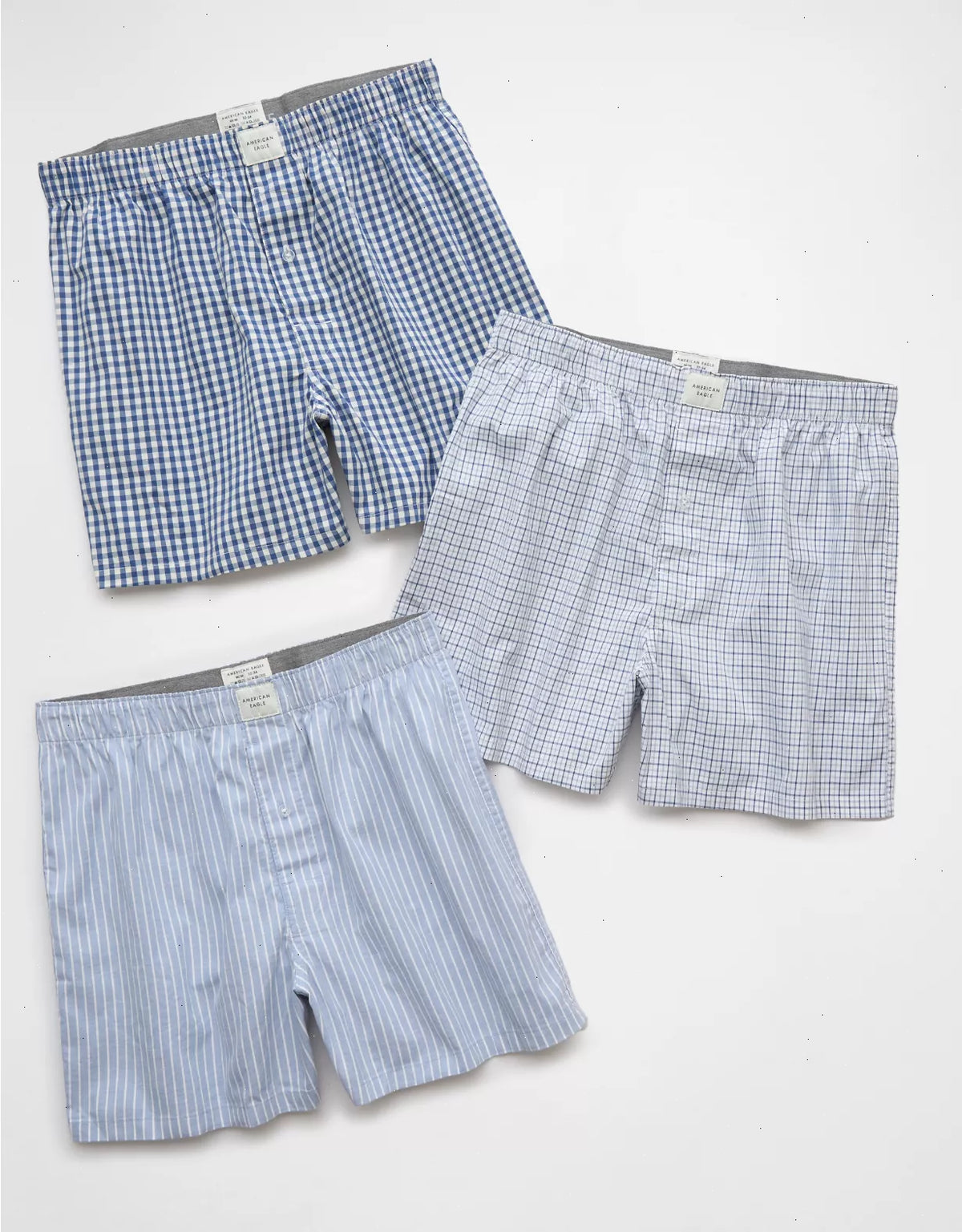 AEO Men's Stretch Boxer Short 3-Pack