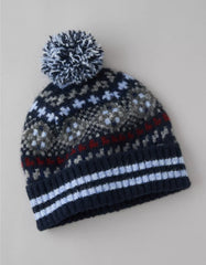 AE Fairisle Pom Beanie