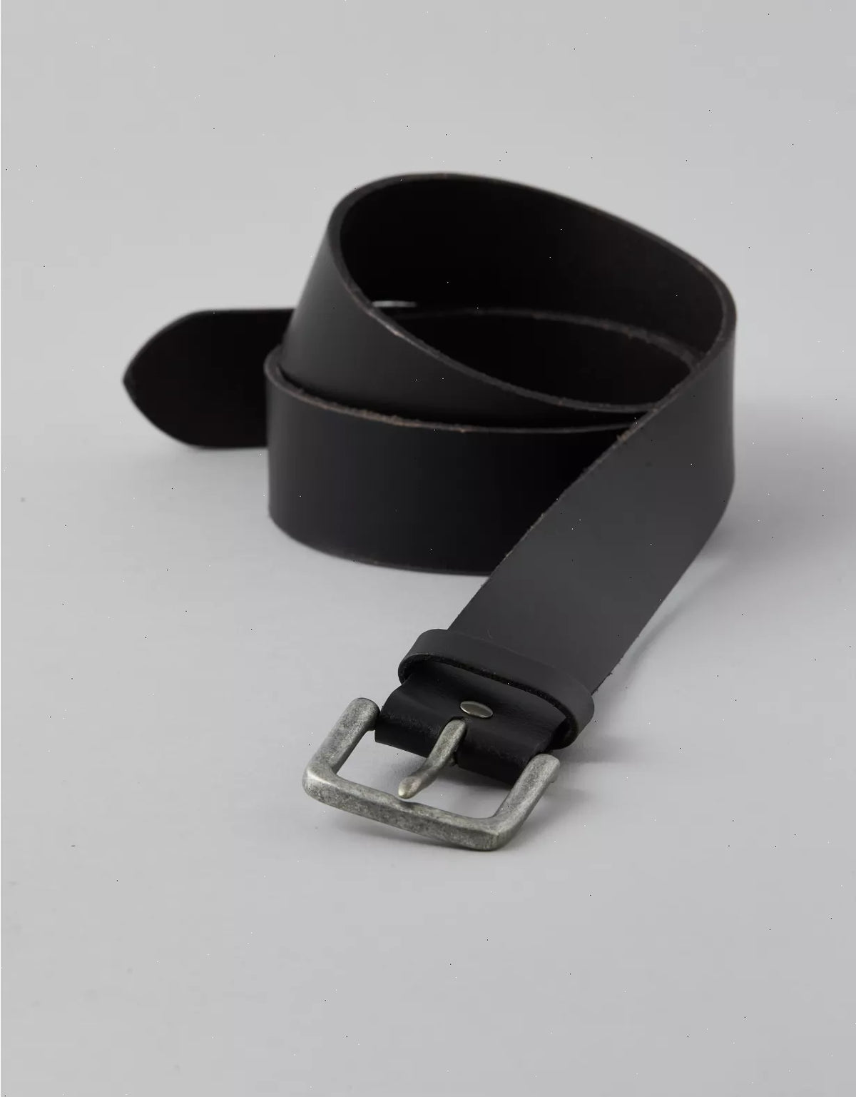 AE Square Buckle Leather Belt