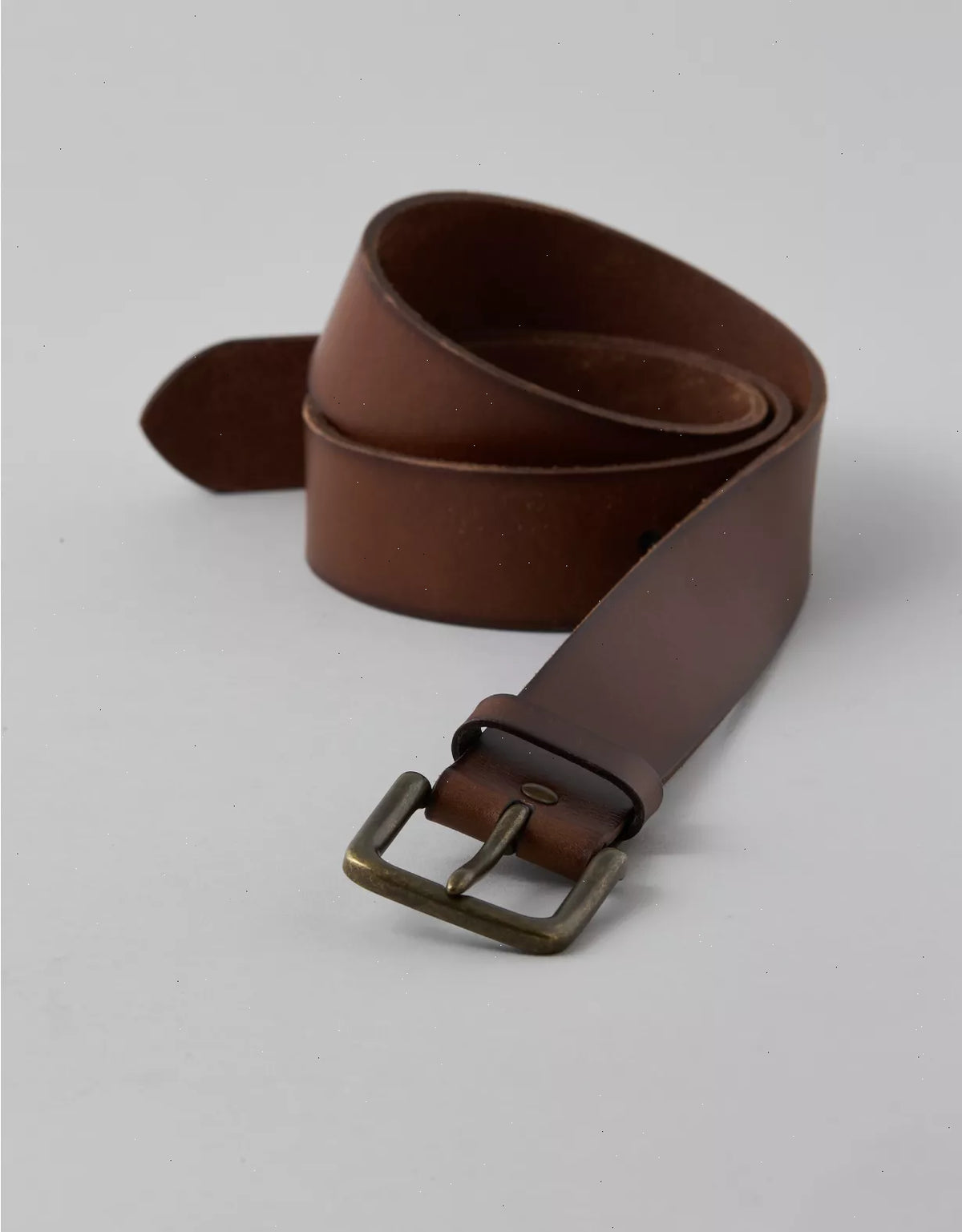 AE Square Buckle Leather Belt