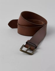 AE Square Buckle Leather Belt