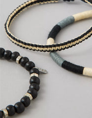 AE Beaded & Braided Bracelet 3-Pack