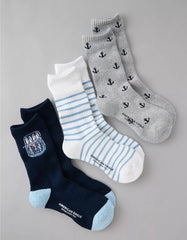 AE Icon Terry Crew Socks 3-Pack