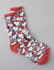 AE Snoopy Crew Socks