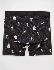 AEO Men's Snoopy Snowstorm 6" Classic Boxer Brief