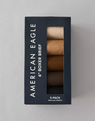 AEO Men's 6" Classic Boxer Brief 5-Pack