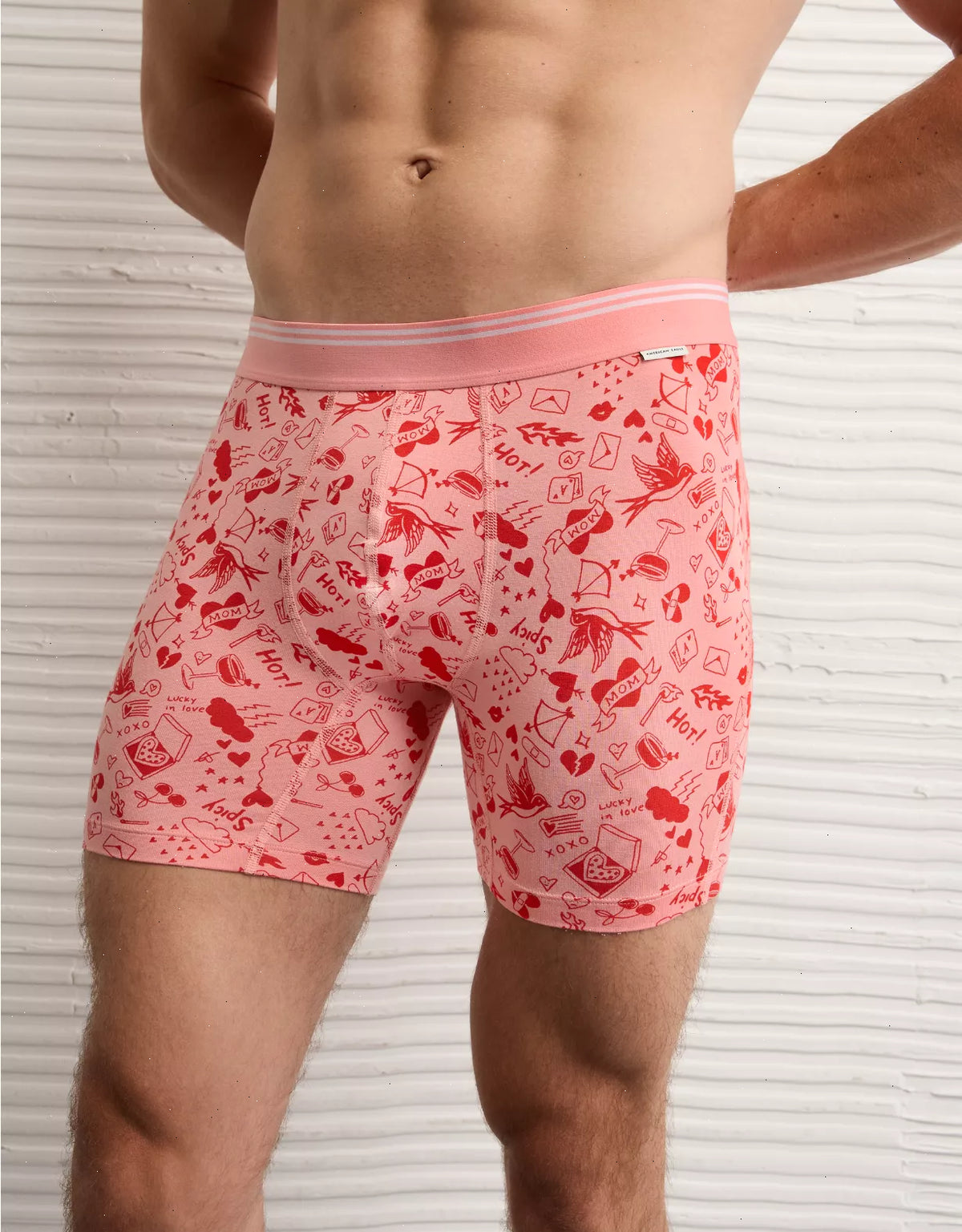 AEO Men's Valentine's Day 6" Ultra Soft Boxer Brief