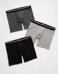 AEO Men's 6" Ultra Soft Boxer Brief 3-Pack