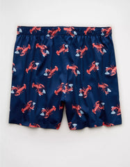 AEO Men's Food Satin Pocket Boxer Short