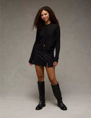 AE It Knit Glitter Skort