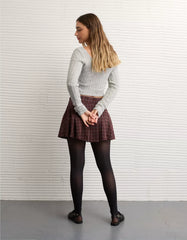 AE Mid-Rise Belted It Knit Skort