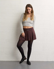 AE Mid-Rise Belted It Knit Skort