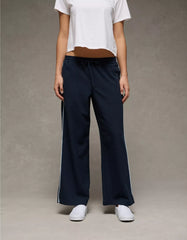 AE Stretch Low Rise Wide-Leg Track Pant