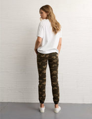 AE Camo Stretch High-Waisted Jegging Jogger