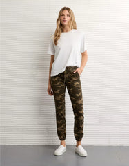AE Camo Stretch High-Waisted Jegging Jogger