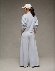 AE Everyday Luxe Wide-Leg Sweatpant
