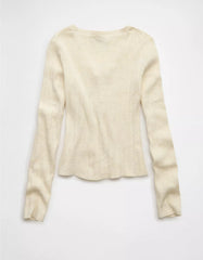 AE Lace-Up Sweater