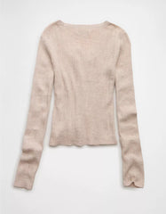 AE Lace-Up Sweater