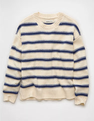 AE Striped Crew Neck Sweater
