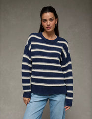 AE Striped Crew Neck Sweater