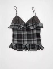 AE Ruffled Chiffon Cami Top