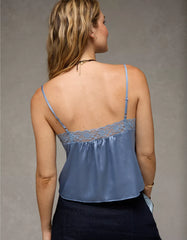 AE Pintuck Satin Cami Top