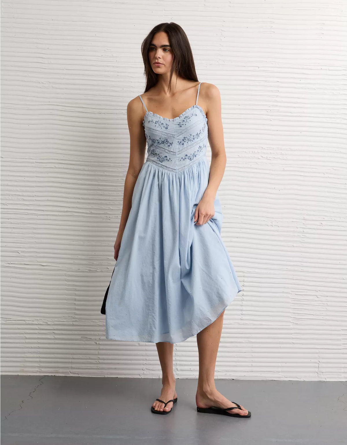 AE Bella Lace Inset Midi Dress