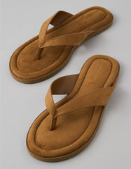 AE Faux Suede Thong Sandal