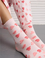 AE Valentine's Day Crew Socks