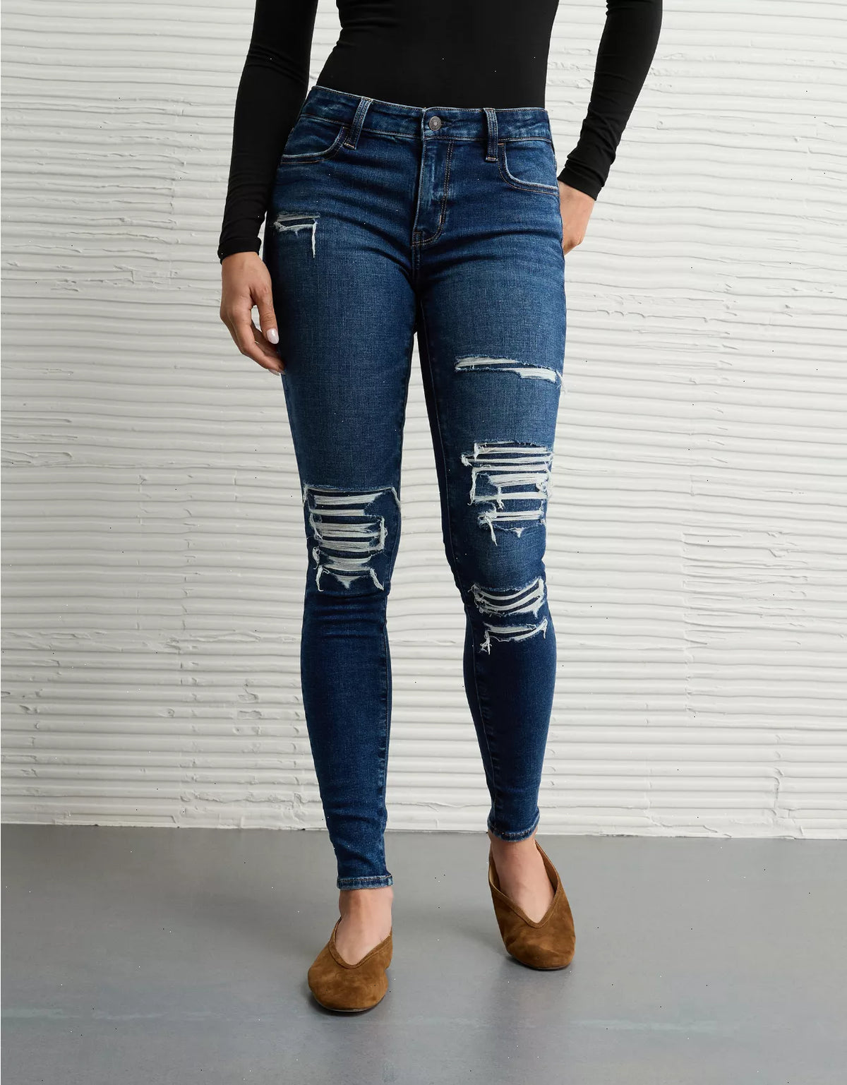 AE Next Level Patched Low-Rise Jegging