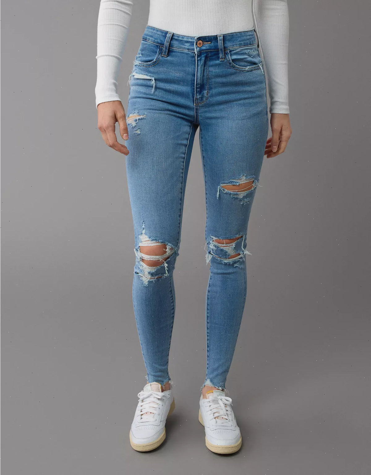 AE Next Level Ripped High-Waisted Jegging