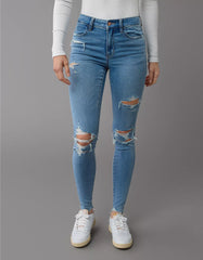 AE Next Level Ripped High-Waisted Jegging