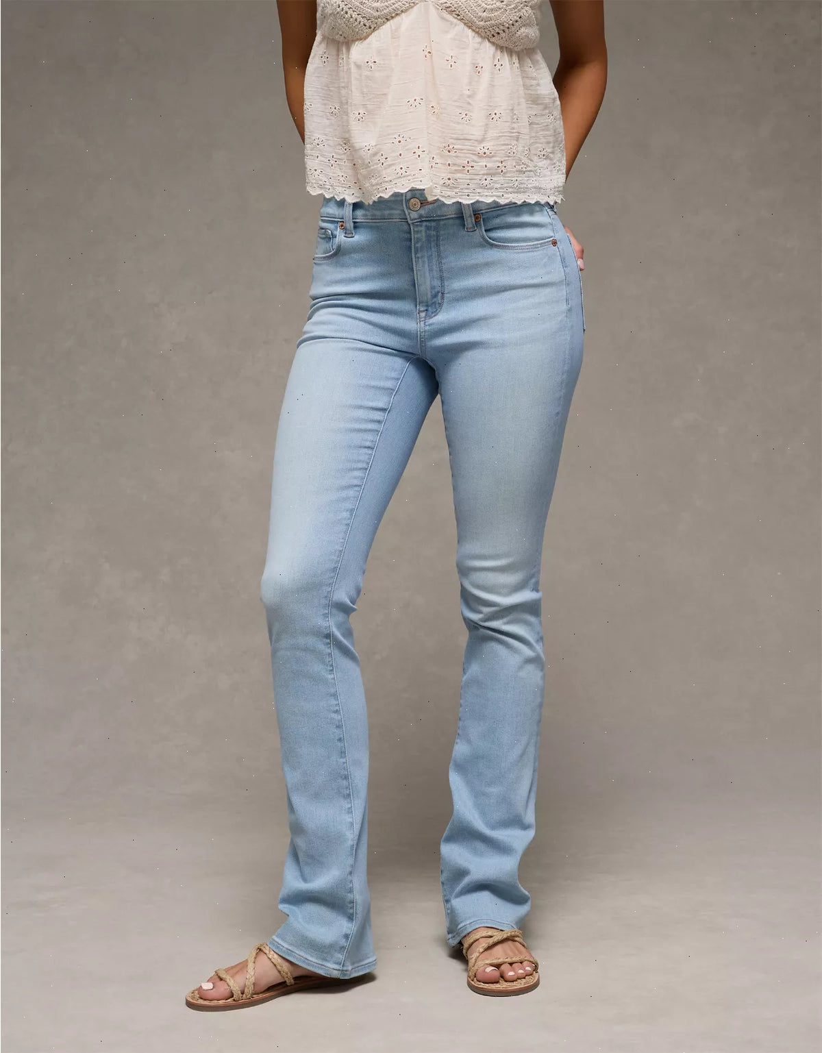 AE Next Level High-Waisted Skinny Kick Jean