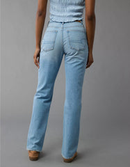AE Stretch Super High-Waisted Straight Jean