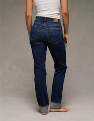 AE Stretch Super High-Waisted Straight Jean