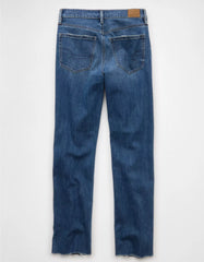 AE Stretch Ripped Super High-Waisted Straight Jean