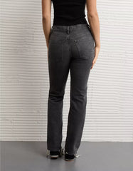 AE Stretch High-Waisted Straight Jean