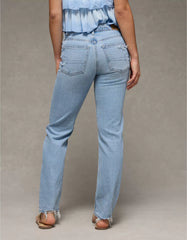 AE Stretch High-Waisted Straight Jean